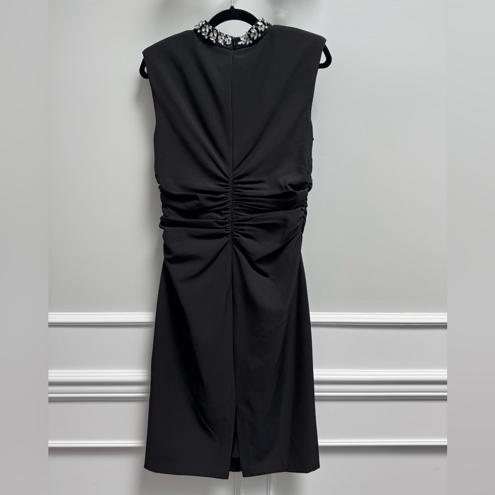 Eliza J - Embellished Mock Neck Sheath Dress - Size 10 - Picture 8 of 9